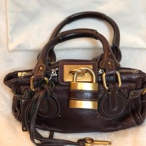 Authentic Chloe Chocolate Brown Leather Satchel